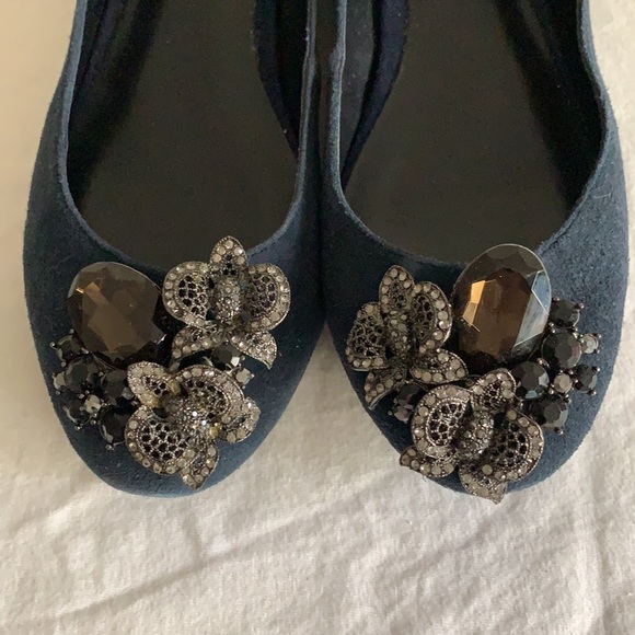 Kelsi Dagger “Alyona” Hidden Wedge Suede Flats - Picture 6 of 10